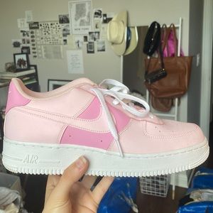 RARE PINK NIKE AF1s!